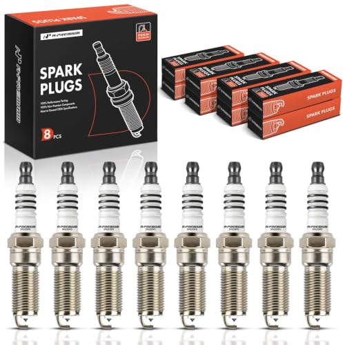 A-Premium Iridium Platinum Spark Plugs Pack of 8, Fine Wire, V8 Engine - style: Pack of 8