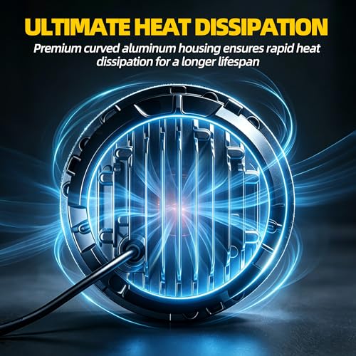 5.75 5-3/4 LED Headlight, White X-Style DRL Motorcycle Projector Headlamp Fits Harley Sportster Iron 883, Dyna Street Bob, Indian Scout Bobber - Super Bright High Low Beam Upgrade, Plug & Play - color: 5.75 Inch White X DRL