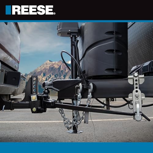 Reese 66092 Weight Distribution with Dual Cam II Active Sway Control, 8,000 lbs. Capacity and Dual Cam II Replacement Brackets and Ball Mount