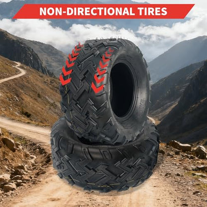 GarveeTech 22x10x10 ATV Tires, 2 Pack 22x10-10 ATV UTV Tires 22 10 10 All Terrain Tires for Trail, Desert, Mud, Dirt, Street, Sand, 6PR Tubeless - size: 22X10-10, style: Pattern B