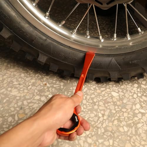 10MM/0.39'' 12MM/0.47'' 22MM/0.87'' 27MM/1.06'' 32MM/1.26'' Universal Motorcycle Tire Iron Set Changing Tool Kit Combo Levers Set Tire Repair Tool for Hex Wrench Spanner Head - color: 12mm--black