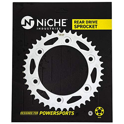 NICHE Drive Sprocket Chain Combo for Honda CBR600RR Front 16 Rear 42 Tooth 520V-X X-Ring 112 Links - size: X-Ring Chain