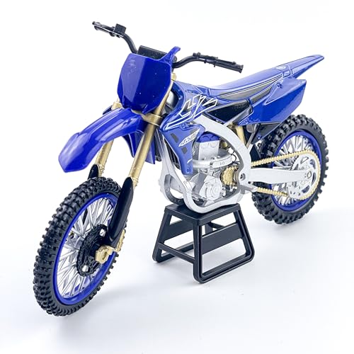 Dirt Bike Model, 1/12 Scale YZ450F DieCast Motorcycle Model，Motocross Motorbike with Realistic Details, Alloy Body, Display Gift for Enthusiasts