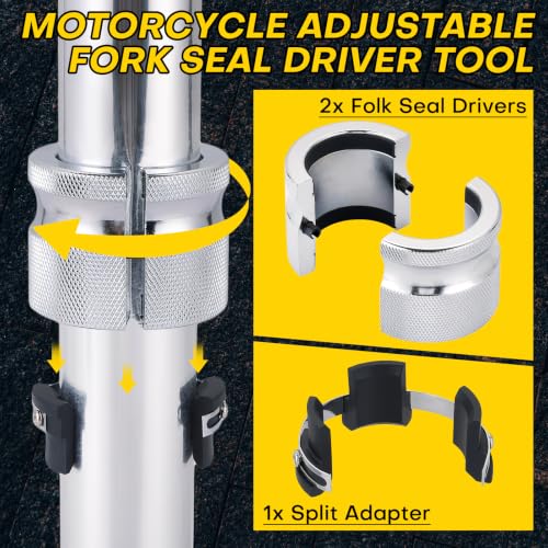 Motorcycle Adjustable Fork Seal Driver Tool 39-45mm