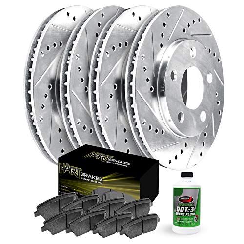 Hart Brakes Brake Kit Fits 2010-2017 Chevrolet Equinox