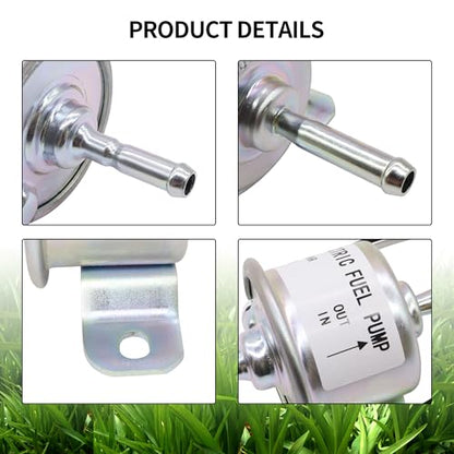 12V Electric Fuel Feed Pump 129612-52100 Compatible with Yanmar - size: 129322-77401