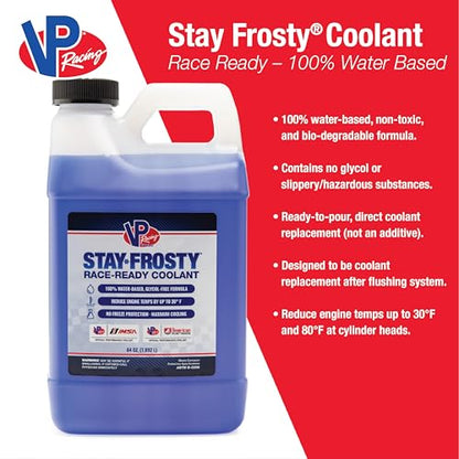 VP Racing Fuels 23051 Stay Frosty Race-Ready Coolant, 1 Gallon (1 Pack) - color: Race-Ready, size: 1 Gallon