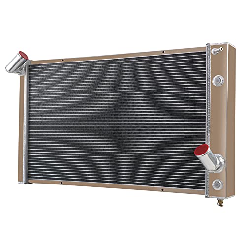 ECMRAD 4 Row Aluminum Racing Radiator for 1969-1972 Chevy Corvette Radiator Big Block Only 1970 1971