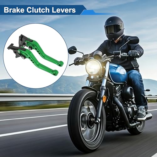 Short Brake Clutch Levers for Triumph Tiger 800 XC/XCX 2015-2018 - color: Green