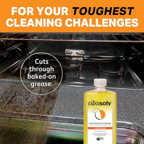Citra Solv Concentrated Cleaner & Degreaser, Deodorizer, Home & Outdoor, Adhesive Remover, Paint Thinner, Natural Orange Oil, Valencia Orange 8 Fl Oz - size: 8 Fl Oz
