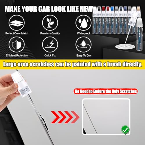 Car Touch Up Paint(Billet Silver Metallic(PSC/JSC)) for Dodge Ram - color: Billet Silver Metallic(PSC/JSC) for 2025 RAM 1500/2024 RAM 1500/2023 RAM 1500/2024 RAM 2500