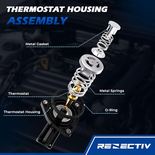 902-2090 Engine Coolant Thermostat Housing Assembly with Seal For Chevrolet - color: 902-2090