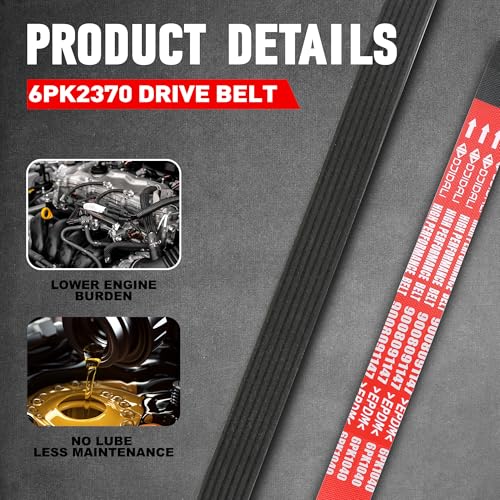 6PK1040 K060410 Engine Serpentine Drive Belt - size: 6PK1040