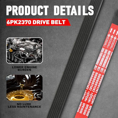 6PK1040 K060410 Engine Serpentine Drive Belt - size: 6PK1040
