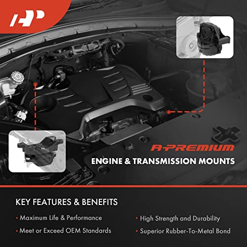 A-Premium Engine Motor and Transmission Mount Kit, with Torque Strut Mount