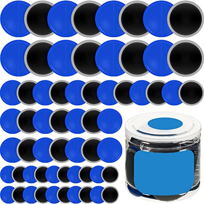 Tallew 90 Pieces Tire Repair Patch Tube Patch Auto Tire Repair Tool Natural Rubber Tyre Puncture for Car Truck Bike Motorcycle Wheel 32 mm 42 mm 58 mm
