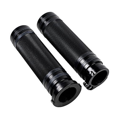 Handlebar Switch Controls & Grips for Harley 1996-2012 - color: Black and Black Custom, size: Switches + Handgrips