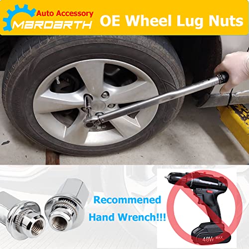 14x1.5mm OEM Style Factory 1.85 Inch 7/8 22mm Hex Mag Washer Lug Nuts,20PCS - color: Chrome, size: M14x1.5