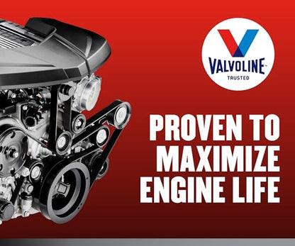 Valvoline Full Synthetic High Mileage with MaxLife Technology SAE 10W-30 Motor Oil 5 QT, Case of 3 - size: 5 qt (Pack of 3), style: Full Synthetic High Mileage