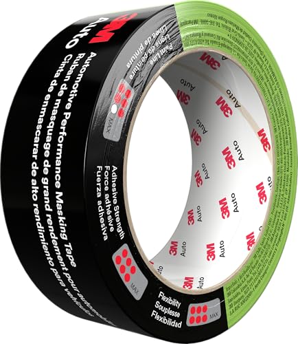 3M Automotive Performance Masking Tape , 36 mm x 32 m, 6/case - size: 36 mm x 32 m