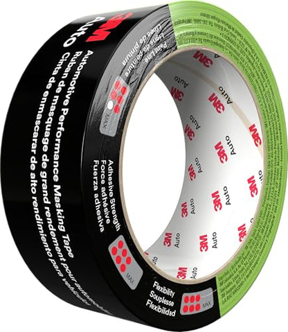 3M Automotive Performance Masking Tape , 36 mm x 32 m, 6/case - size: 36 mm x 32 m