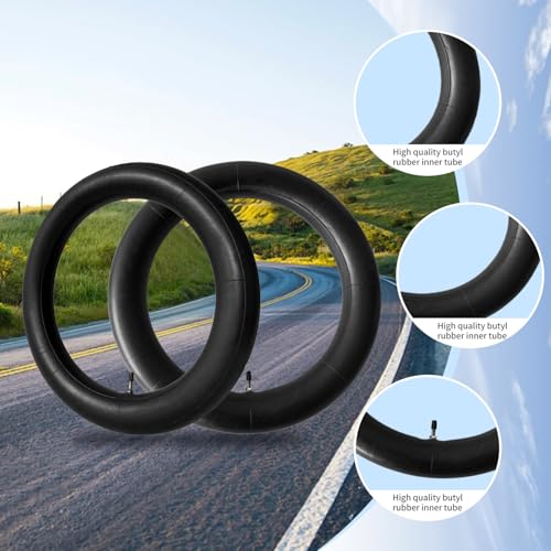 2 Pack 90/100-14" 3.00-14 inch Heavy Rear Inner Tube, 14 Inch Tire - size: 90/100-14 (2 Pack)