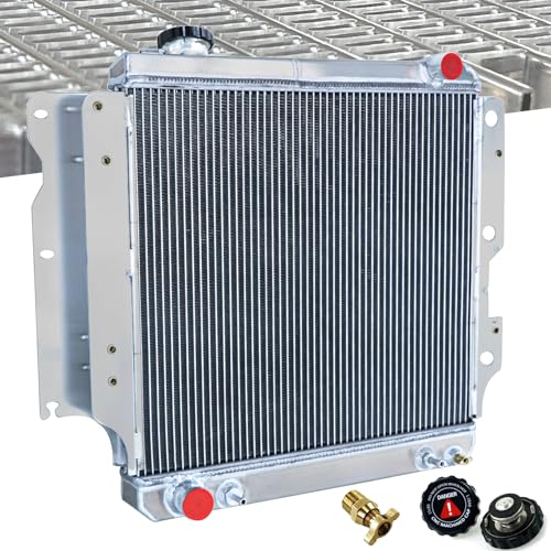 Replacement for Jeep TJ Aluminium Radiator for Jeep Wrangler 1987-06 TJ YJ - size: 3-Row AA5052 Aluminum