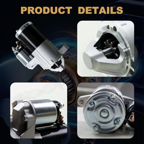 Starter Motor 17948N Replacement for 2009-2020 Dodge Durango and Ram 1500/2500/3500/4000 | 2005-2020 Jeep Commander Grand Cherokee | 2011-2020 Ram 1500/2500/3500 5.7 V8 Replace# M000T20972ZC - size: M000T20972