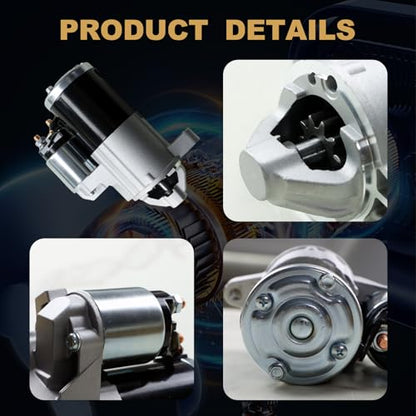 Starter Motor 17948N Replacement for 2009-2020 Dodge Durango and Ram 1500/2500/3500/4000 | 2005-2020 Jeep Commander Grand Cherokee | 2011-2020 Ram 1500/2500/3500 5.7 V8 Replace# M000T20972ZC - size: M000T20972