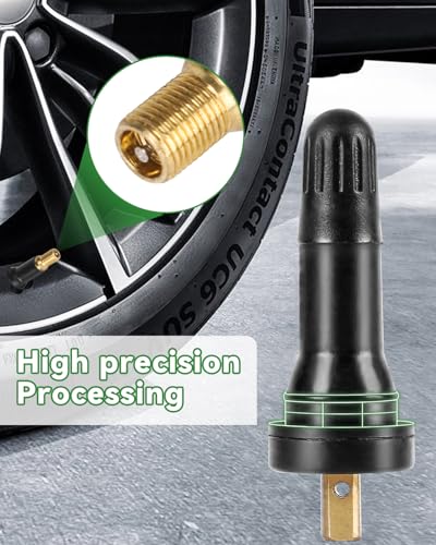 50Pcs TR1520 Snap-in TPMS Tire Valve Stems, Fits 0.453" Rim Holes - size: TPMS