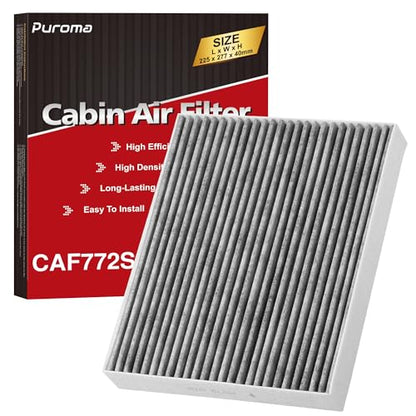 Puroma Cabin Air Filter Activated Carbon for CF12772 CP772 Lincoln Ford - style: CAF772S