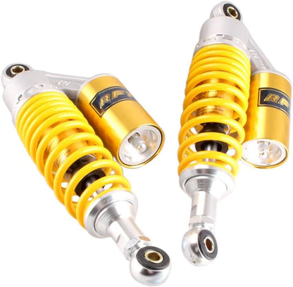280mm Rear Shock Absorber Suspension Motorcycle ATV Quad 7mm Spring - color: Yellow