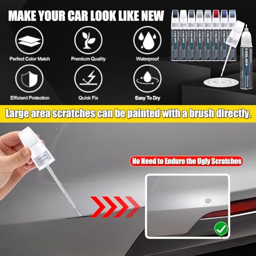 Car Touch Up Paint(Monterey Blue Pearl(LC5D)) for Volkswagen - color: Monterey Blue Pearl(LC5D) for 2025 Jetta/2025 Jetta GLI/2025 Taos