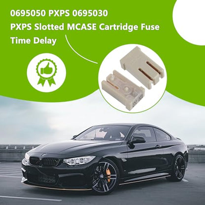 25A 32V Mini Slotted Automotive MCASE Shaped Cartridge Fuse Kit(Pack of 6pcs,25A) - style: 25A
