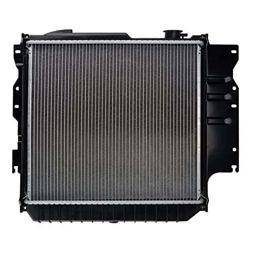 PHILTOP Automotive Replacement Engine Radiator for 1987-2006 Wrangler(w/o Quick Disconnect Fittings) External Transmission Oil Cooler Included - size: 1987-1995 1997-2006 Wrangler