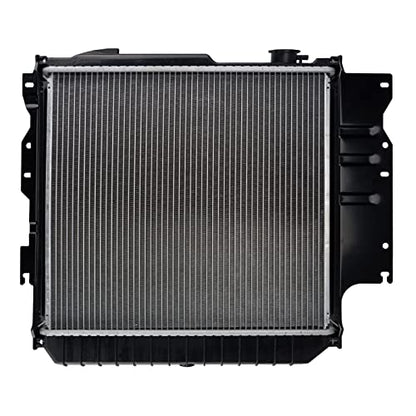 PHILTOP Automotive Replacement Engine Radiator for 1987-2006 Wrangler(w/o Quick Disconnect Fittings) External Transmission Oil Cooler Included - size: 1987-1995 1997-2006 Wrangler