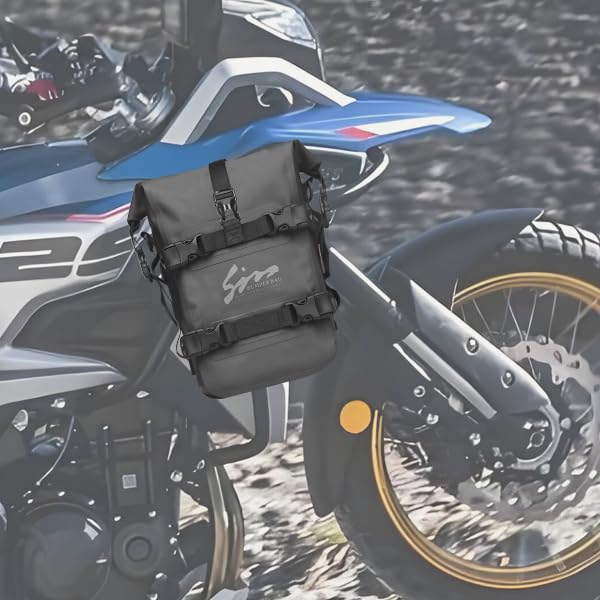 Motorcycle Waterproof Saddle Bag Crash Bar Bag Outdoor Tank Bag - size: 10L