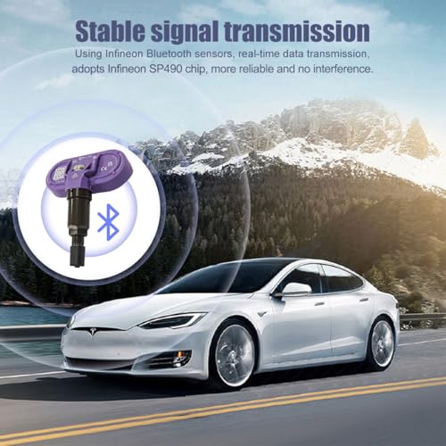 BLE Bluetooth Tire Pressure Monitoring Sensor Fit for Tesla Model 3 Y X S