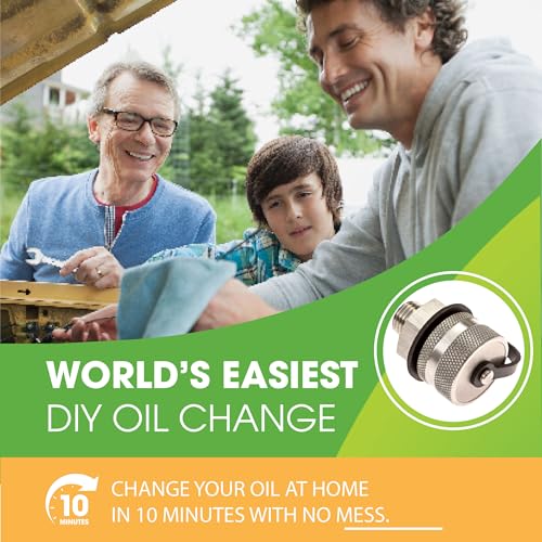 ValvoMax Oil Drain Valve - Quick Twist Oil Drain Plug for Mess-Free DIY Oil Changes - No Tools Required - M22-1.50 Thread Size - Veteran-Owned American Brand - size: M22-1.50