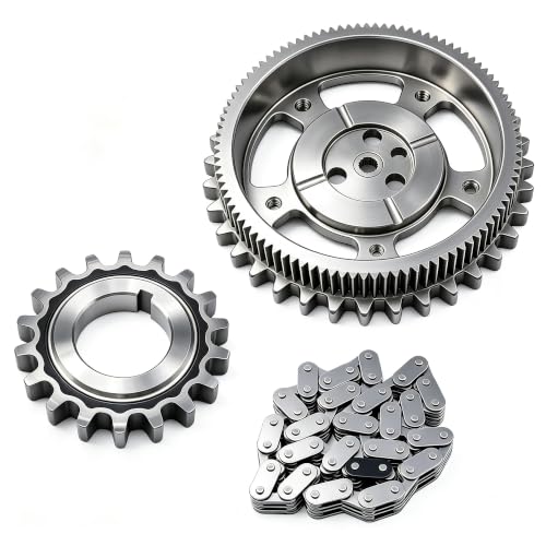 Engine Timing Chain Kit W/Sprocket Compatible with Chevrolet