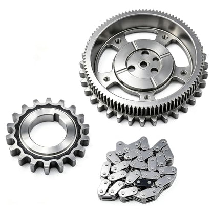 Engine Timing Chain Kit W/Sprocket Compatible with Chevrolet