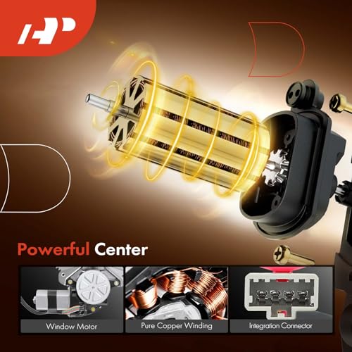 A-Premium Front Driver Side Power Window Regulator with Motor (4-Pin) - style: Front Driver Side (LH)
