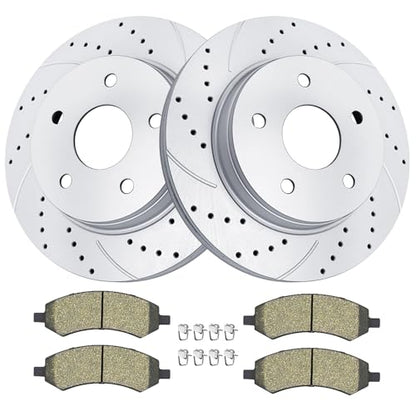 Acinoparts Front Brake Kit for Chrysler Aspen 2007-2009 Dodge Durango - size: ABK00102