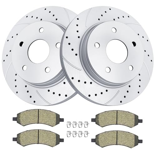 Acinoparts Front Brake Kit for Chrysler Aspen 2007-2009 Dodge Durango - size: ABK00102