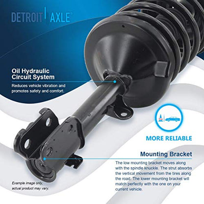 Detroit Axle - Front Struts Sway Bar Links for 2003-2005 Honda Pilot - size: 4QS1900545/Sway Kit