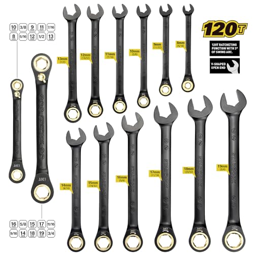 STARWORK TRUE MECHANIC™ 313-Piece Mechanics Tool Set and Socket Set