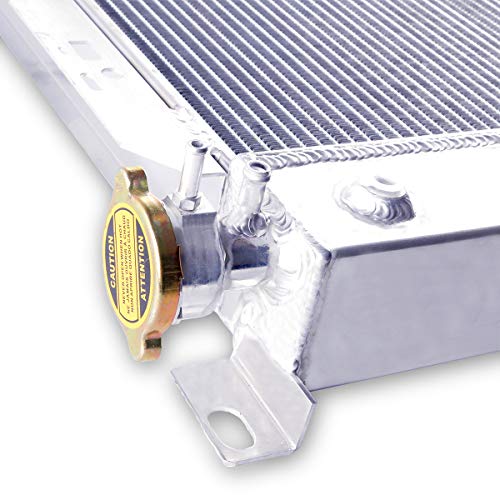 3 Row Cooling Aluminum Radiator for 1985-1997 Fo rd Bro nco F150 - size: 22