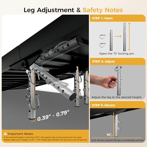 CAMMOO 6 FT Aluminum Wheelchair Ramp with 800 LBS Load Capacity, Portable Folding ramps for wheelchairs - size: 6 FT