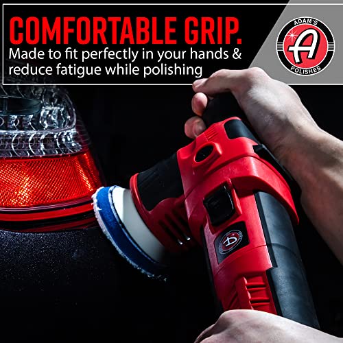 Adam's Polishes SK Pro 12mm Car Polisher Kit (10 Item) - Professional Dual Action Polisher for Car Detailing - Paint Correction, Waxer Buffer DA Polisher - Variable Speed Car Polisher System - size: Polishing Kit (10 Items)