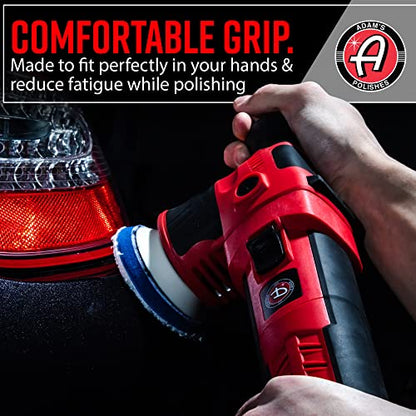 Adam's Polishes SK Pro 12mm Car Polisher Kit (10 Item) - Professional Dual Action Polisher for Car Detailing - Paint Correction, Waxer Buffer DA Polisher - Variable Speed Car Polisher System - size: Polishing Kit (10 Items)